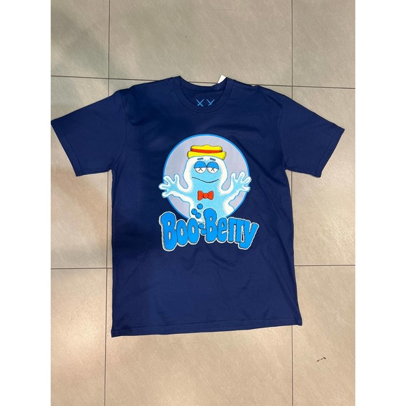 KAWS GM Monster Boo Berry Blue T-Shirt